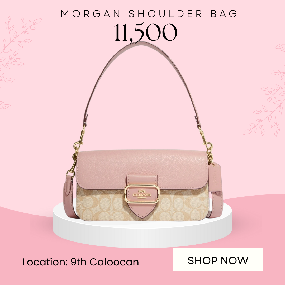 MORGAN SHOULDER high quality BAG IN SIGNATURE CANVAS